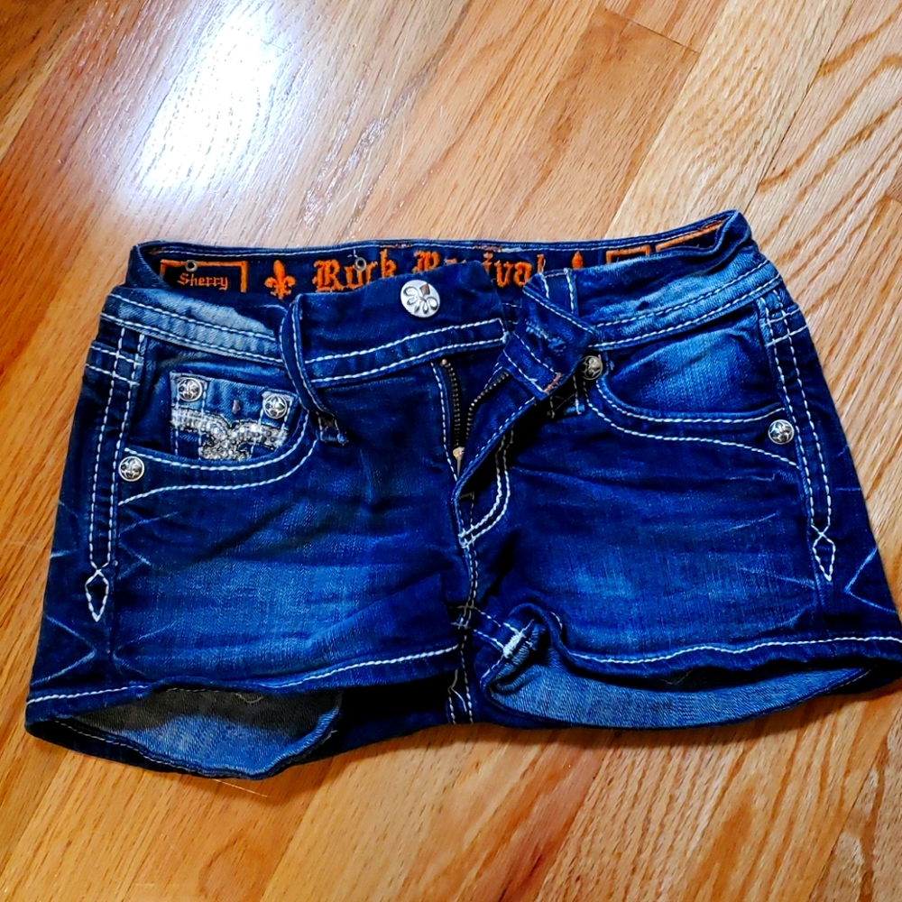 💚 Rock revival sherry jean shorts